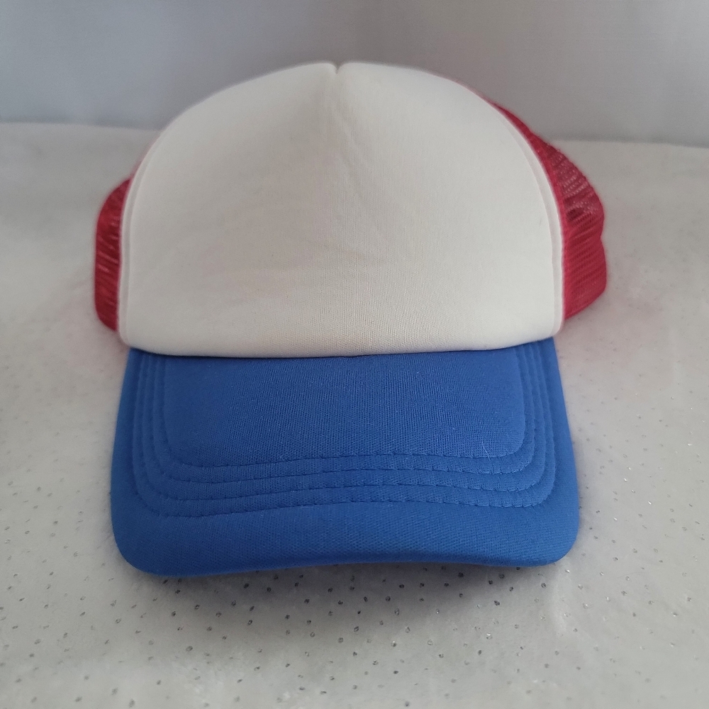 ♥️ Spirit Halloween/ Blue/White/Red Trucker Hat
